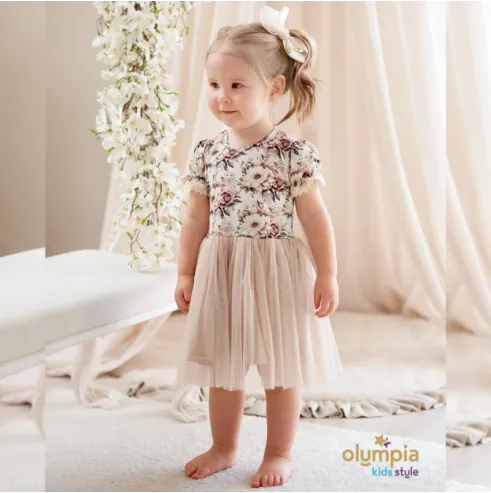 Sukienka dla dziewczynki z tiulem...