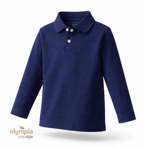 Bluzka chłopięca POLO z kołnierzykiem...