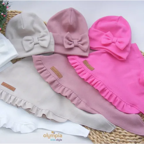 Komplet czapka z chustą MAJA