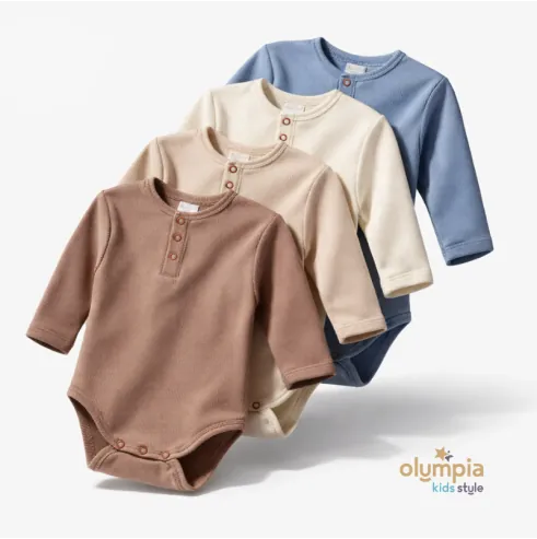 Body niemowlęce POLO Gamex Z PŚĄŻKOWANEJ dzianiny