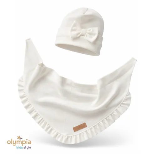 Komplet czapka z chustą MAJA