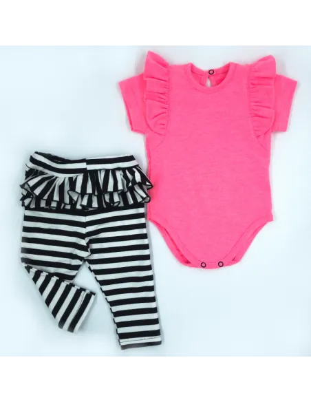 Komplet dziewczęcy NEONEK r&oacute;żowy