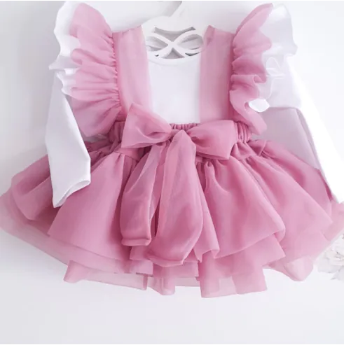różowa spódniczka dla dziewczynki